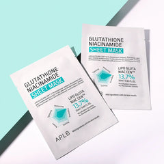 Glutathione Niacinamide Sheet Mask 25ml - APLB