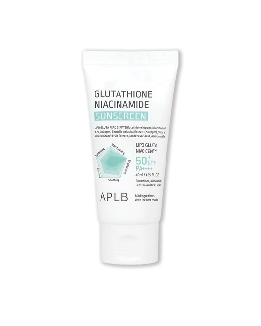 Glutathione Niacinamide Sunscreen 40ml - APLB