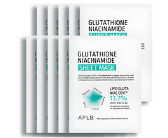 Glutathione Niacinamide Sheet Mask Set (10 Sheets) - APLB