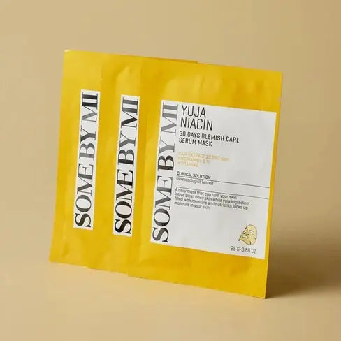 Yuja Niacin Blemish Care Serum Mask 25g - Some By Mi