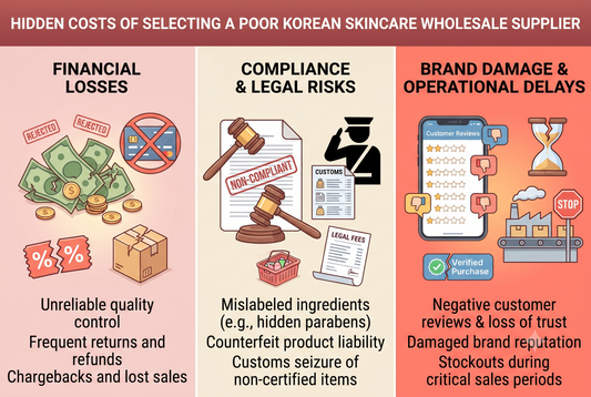 Hidden Costs of Selecting a Poor Korean Skincare Wholesale Supplier