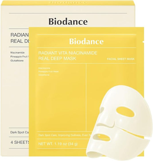 Biodance Radiant Vita Niacinamide Mask (Yellow)