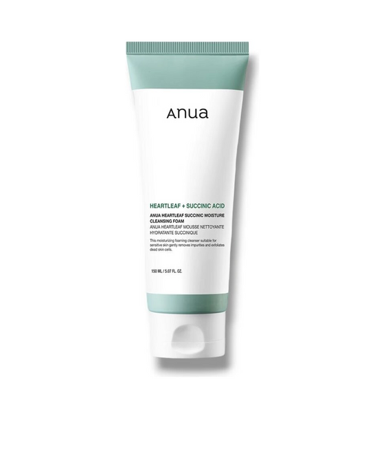Heartleaf Succinic Moisture Cleansing Foam 150ml - ANUA