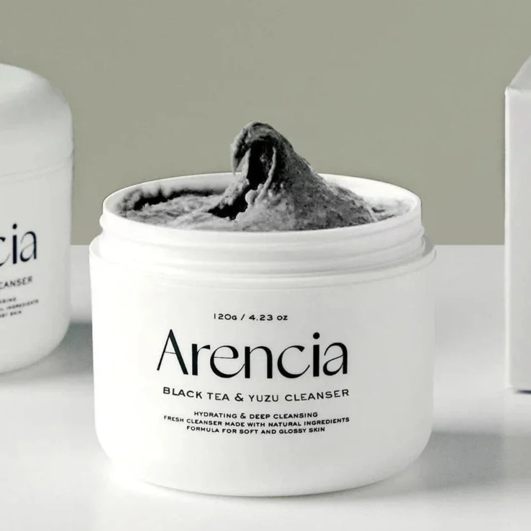 Arencia Black Tea & Yuzu Rice Mochi Cleanser