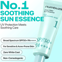 Clear Filter Sun Essence 50ML-Numbuzin
