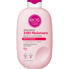 Eos Shea Better Strawberry Jasmine Peach cashmere Body Lotion